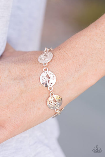 NEST In Peace - Paparazzi - Rose Gold Bird Clasp Bracelet