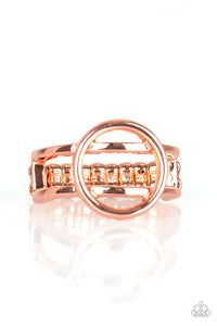 City Center Chic - Paparazzi - Copper Circle Ring