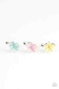 Moonstone Colored Flower Children's Ring - Paparazzi Starlet Shimmer