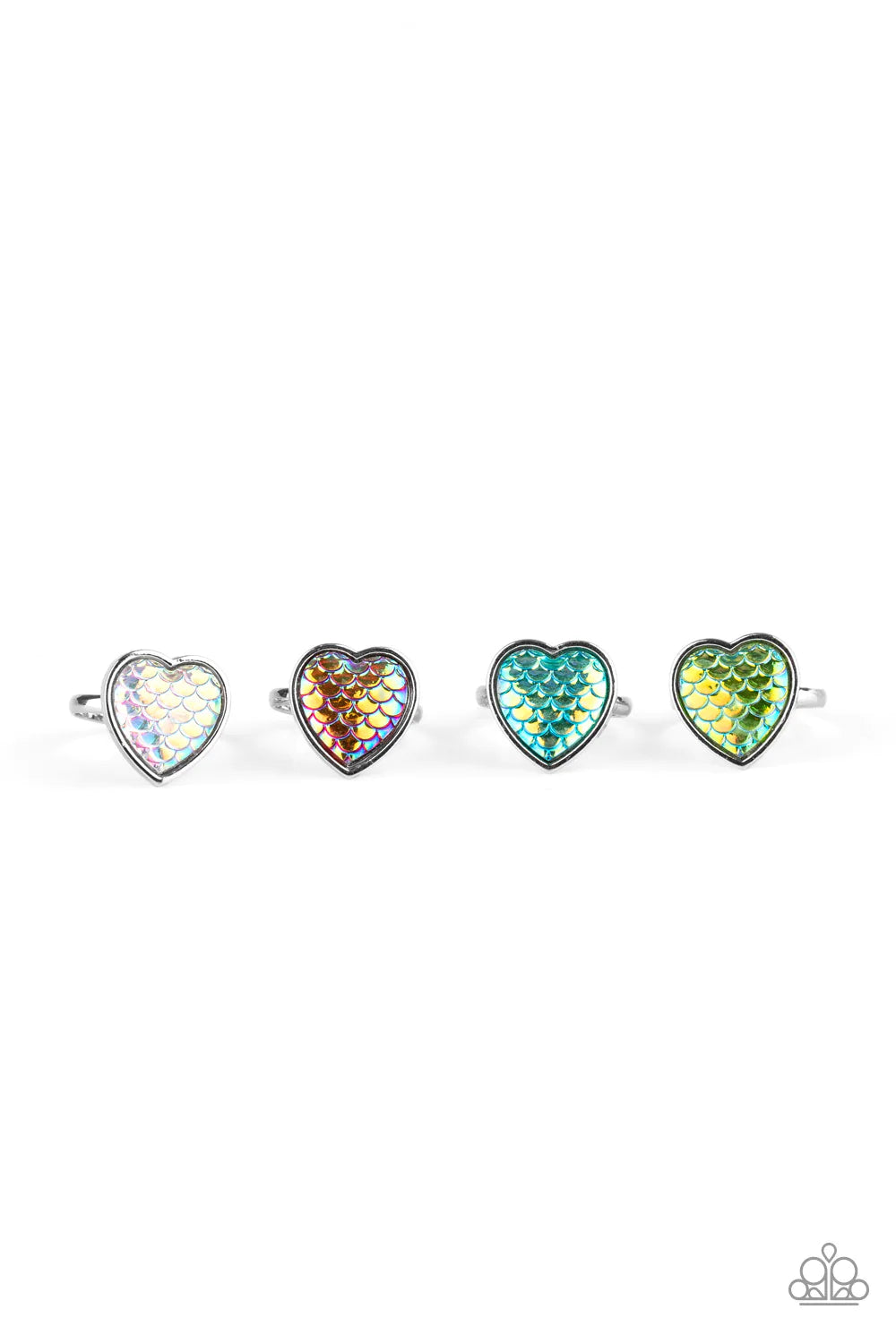 Mermaid Tail Heart Shaped Children's Ring - Paparazzi Starlet Shimmer