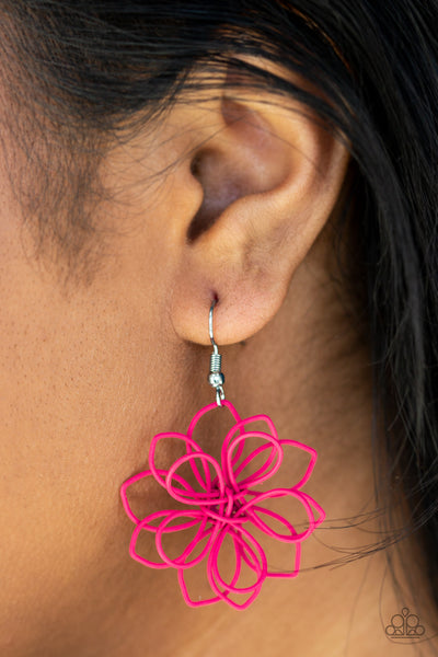 Springtime Serenity - Paparazzi - Pink Earrings