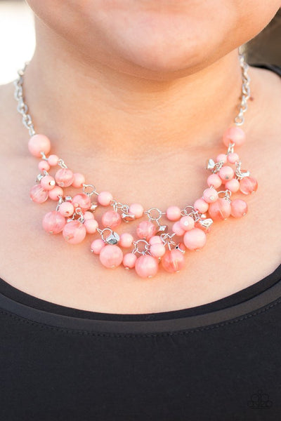 Spring Bride - Paparazzi - Orange Coral Beaded Necklace
