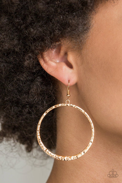 So Sleek - Paparazzi - Gold Earrings