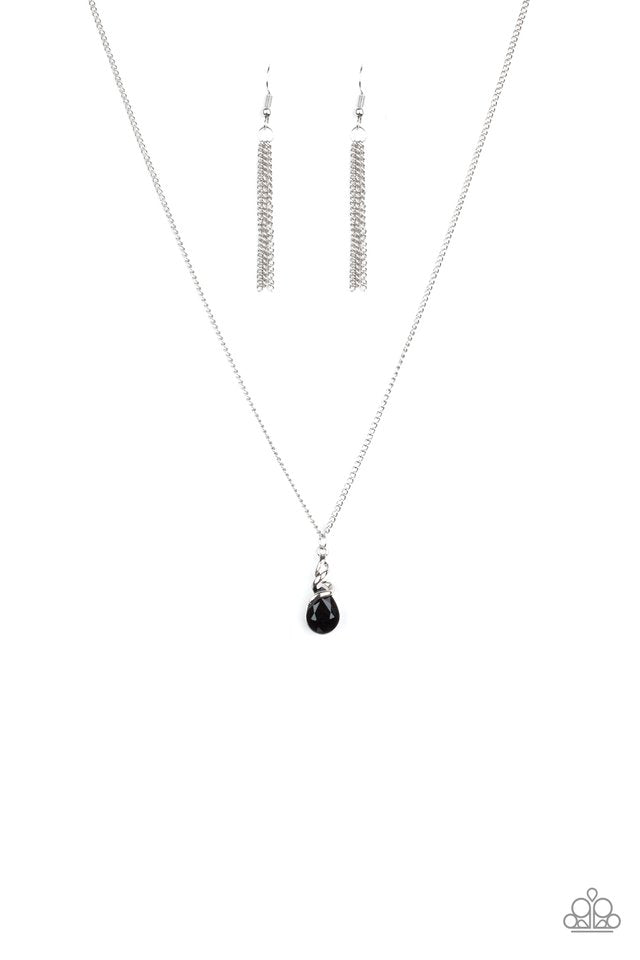 Timeless Trinket - Paparazzi - Black Necklace