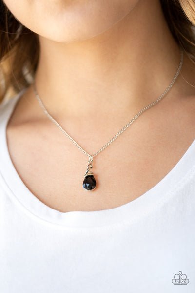 Timeless Trinket - Paparazzi - Black Necklace