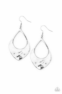 Dig Your Heels In - Paparazzi - Silver Earrings