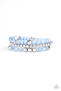 Sugary Shimmer - Paparazzi - Blue Bracelet