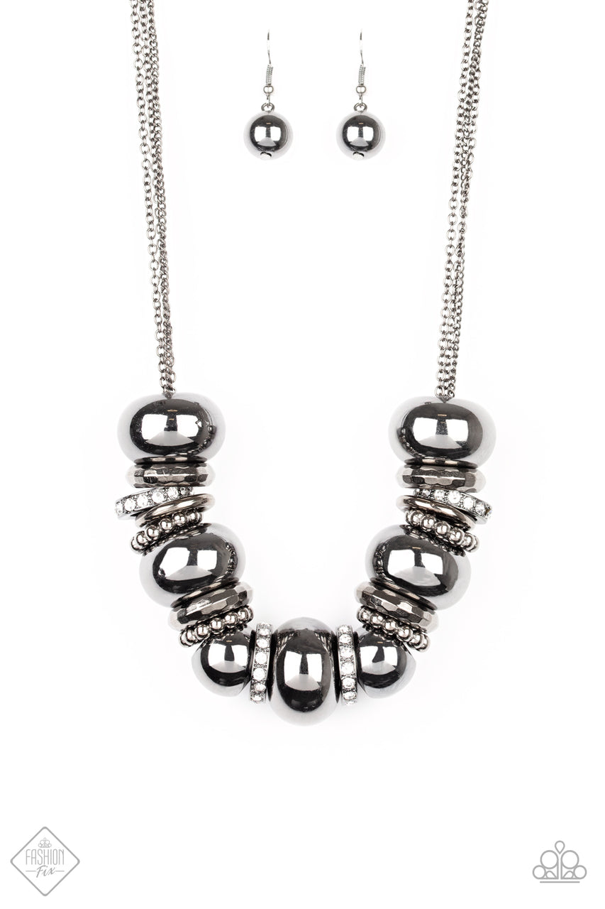 Only The Brave - Paparazzi - Black Necklace