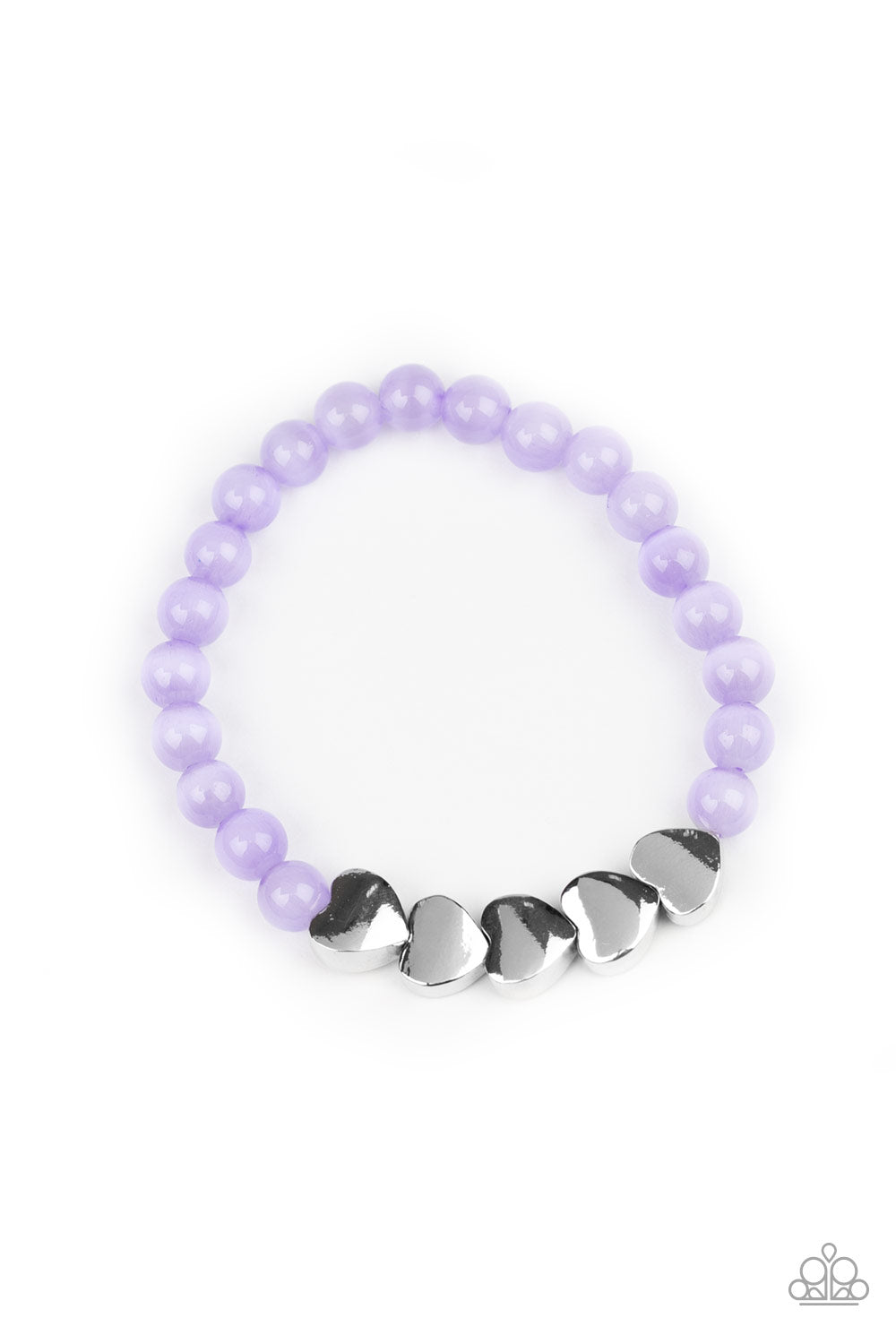 Heart-Melting Glow - Paparazzi - Purple Bracelet
