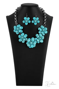 Genuine - Paparazzi - Turquoise Stone Flower Zi Collection 2021