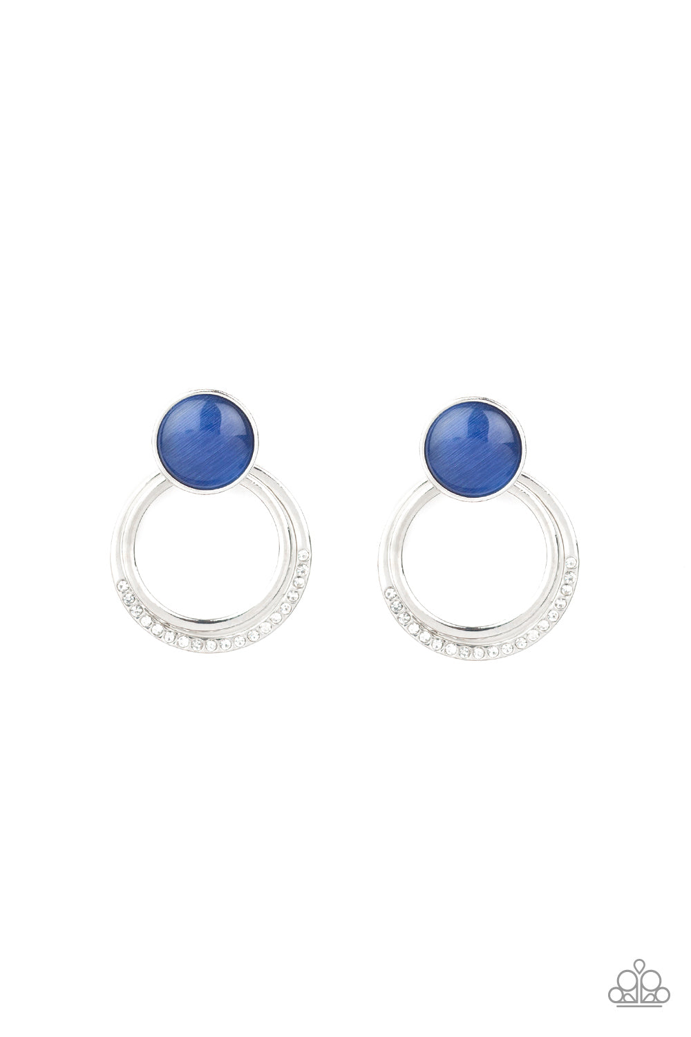 Blue moonstone sale earrings paparazzi