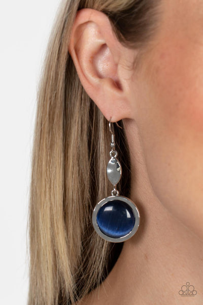 Magically Magnificent - Paparazzi - Blue Moonstone Earrings