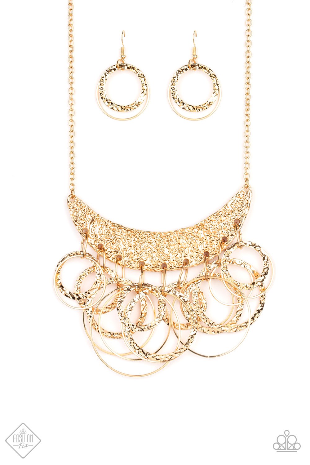 Metro Eclipse - Paparazzi - Gold Necklace