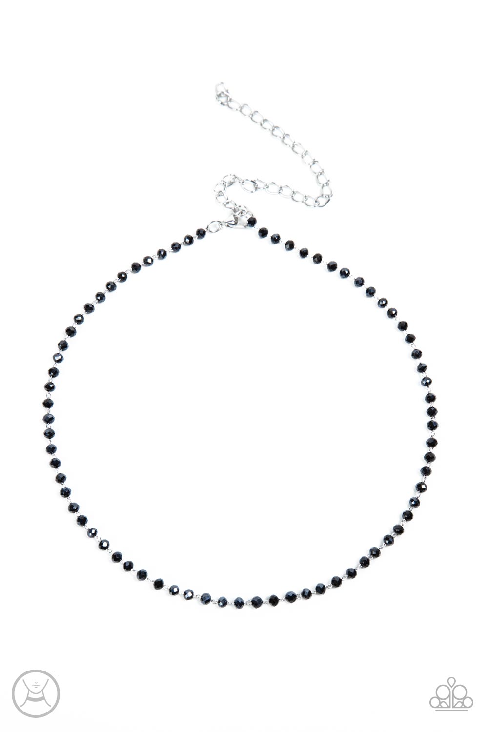 Mini MVP - Paparazzi - Blue Metallic Beaded Choker Necklace