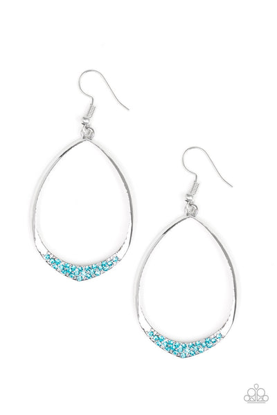 REIGN Down - Paparazzi - Blue Earrings