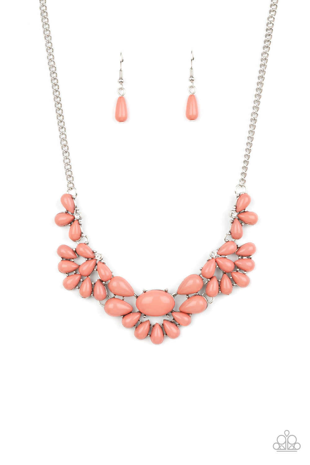 Secret GARDENISTA - Paparazzi - Pink Floral Bead 2021 Convention Exclusive Necklace