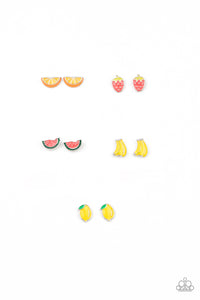 Fruit Post Children's Earrings - Paparazzi Starlet Shimmer