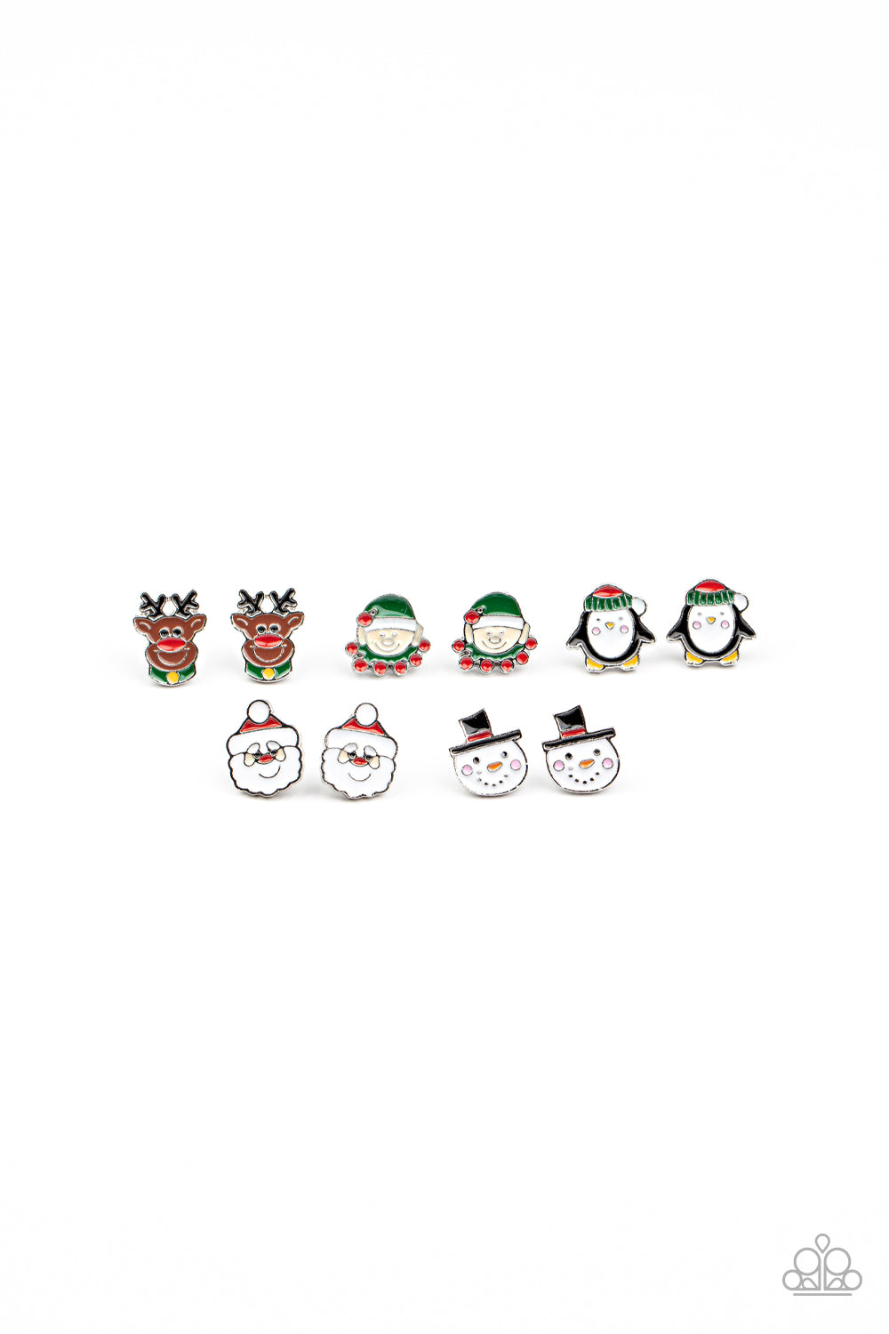 Christmas Post Children's Earrings - Paparazzi Starlet Shimmer 