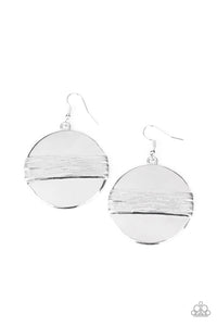 Ultra Uptown - Paparazzi - Silver Disc Earrings