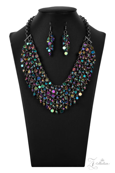 Vivacious - Paparazzi - Multi Oil Spill Zi Collection 2021 Necklace