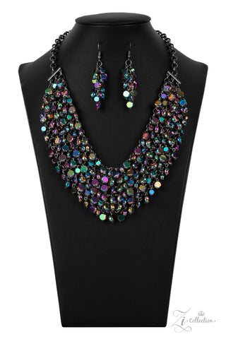 Vivacious - Paparazzi - Multi Oil Spill Zi Collection 2021 Necklace