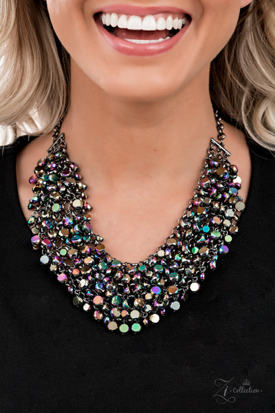 Vivacious - Paparazzi - Multi Oil Spill Zi Collection 2021 Necklace