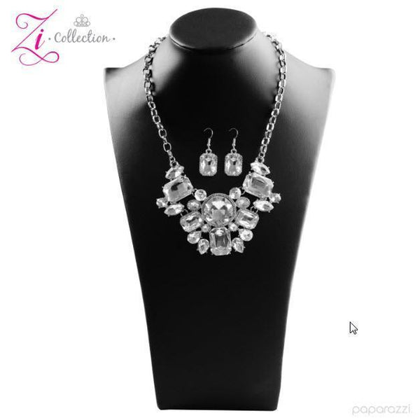 YOU - phoria - Paparazzi - White Zi Collection Necklace