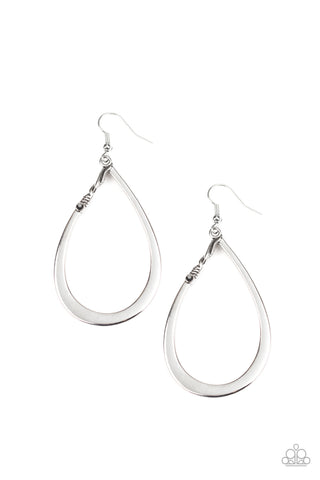 Very Enlightening - Paparazzi - Silver Earrings